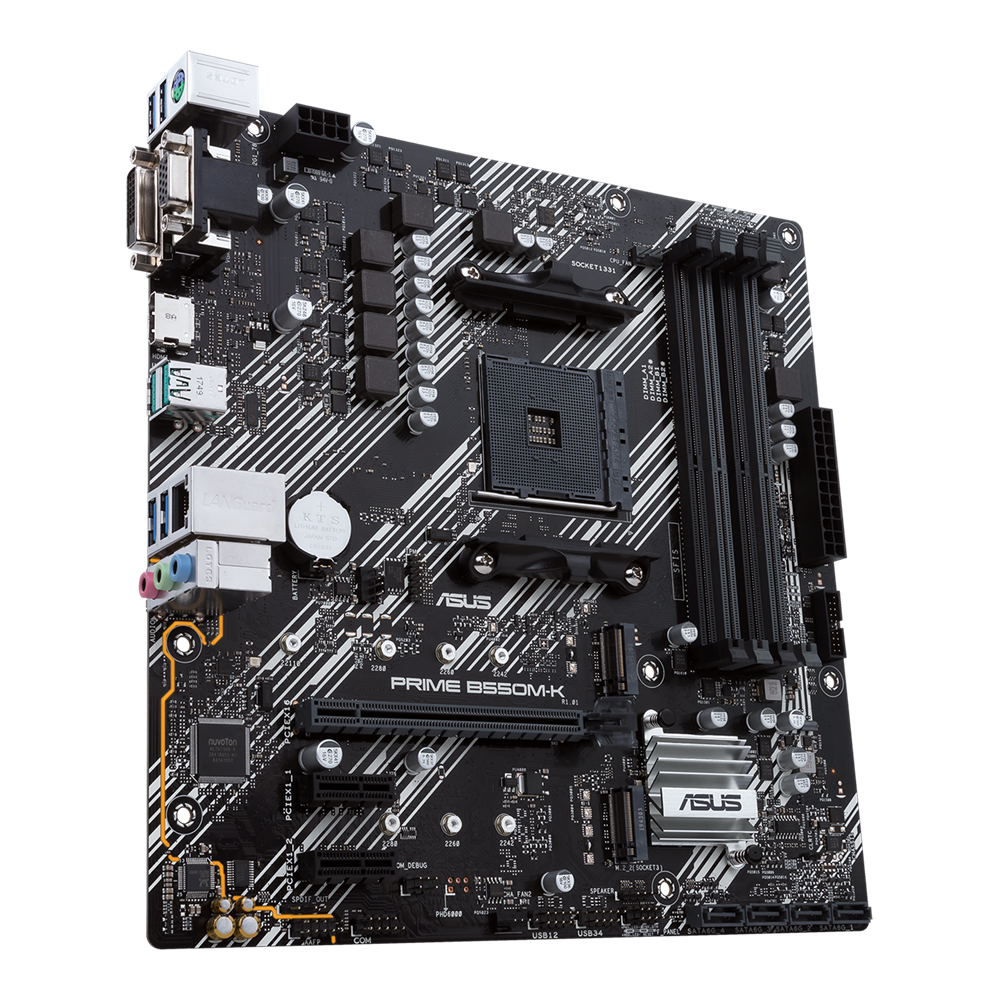  Материнская плата ASUS Prime B550M-K (90MB14V0-M0EAY0)