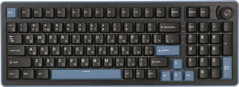 Клавиатура Ducky OK-M-98, Baby Switch - Black (DKOKM2598-KYRUPDCOCH1)