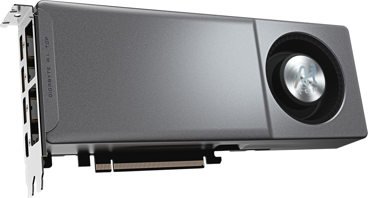 Видеокарта Gigabyte Radeon AI PRO R9700 AI TOP 32G  (GV-R9700AI TOP-32GD)