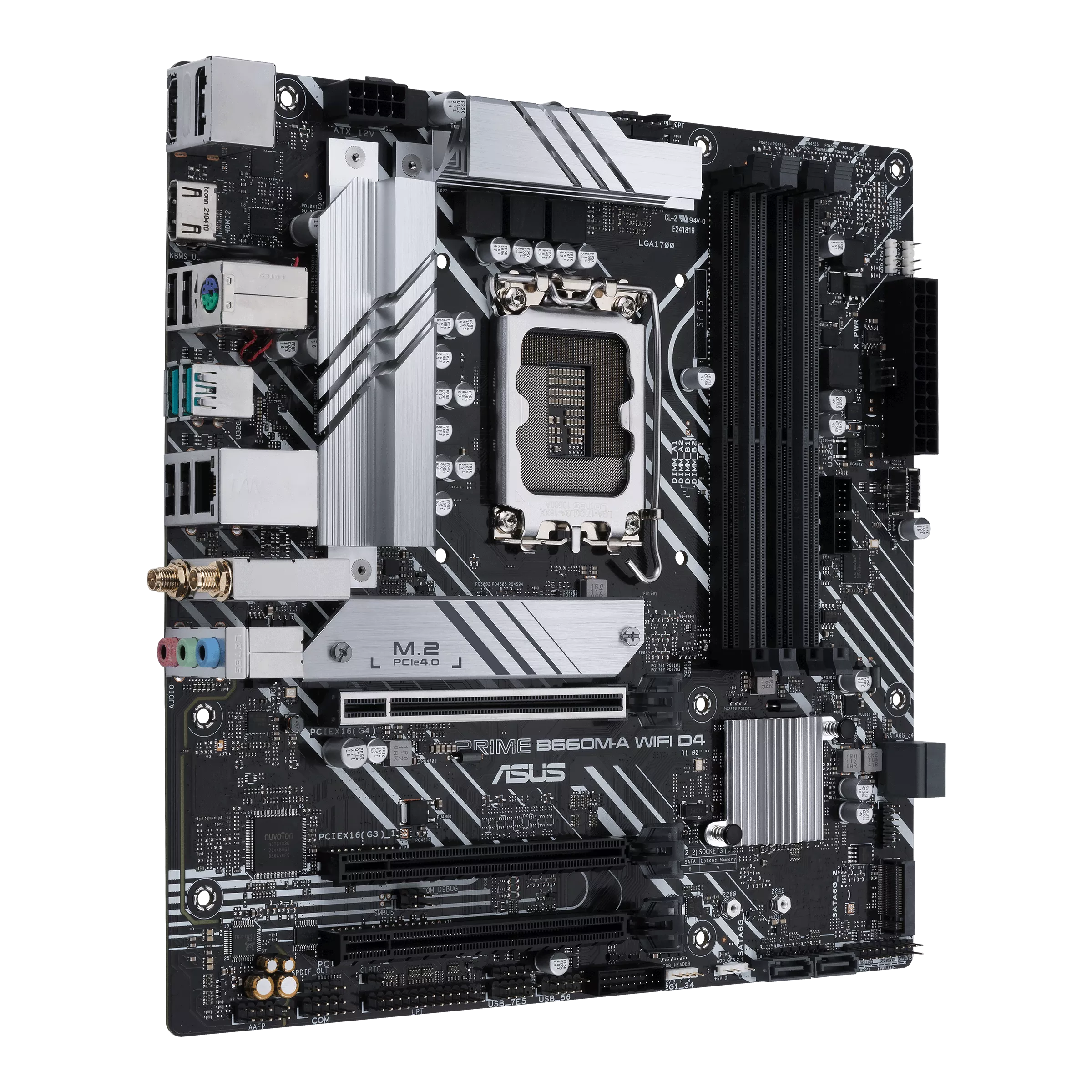 Материнская плата ASUS Prime B660M-A WiFi D4 (90MB1AE0-M0EAY0/90MB1AE0-M1EAY0)