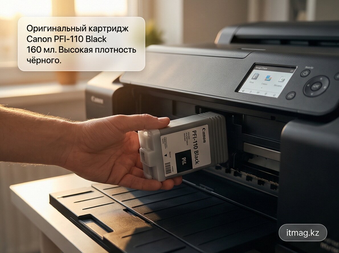 Чернильный картридж Canon PFI-110 Black (2364C001)