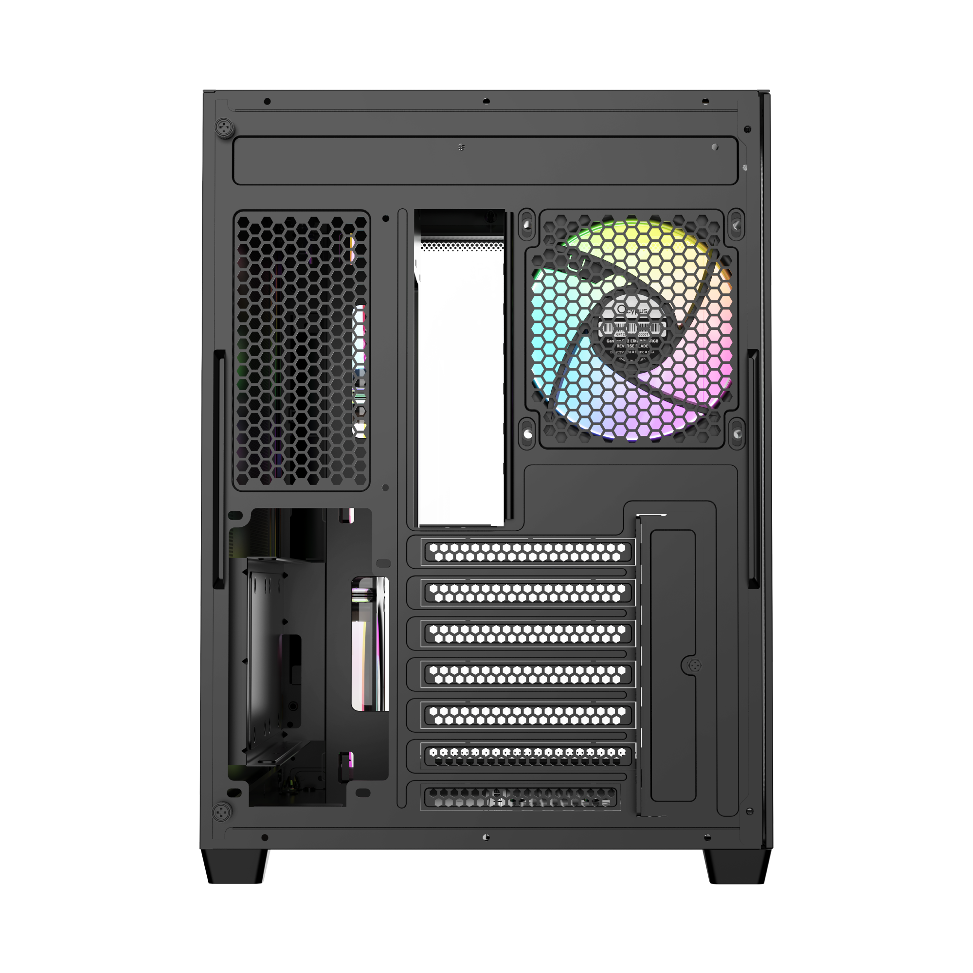 Корпус Ocypus Iota C70 BK Curve ARGB Digital (Iota-C70-BKD400CD-GL)