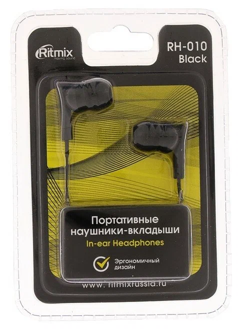 Наушники Ritmix RH-010 (RH-010-black)