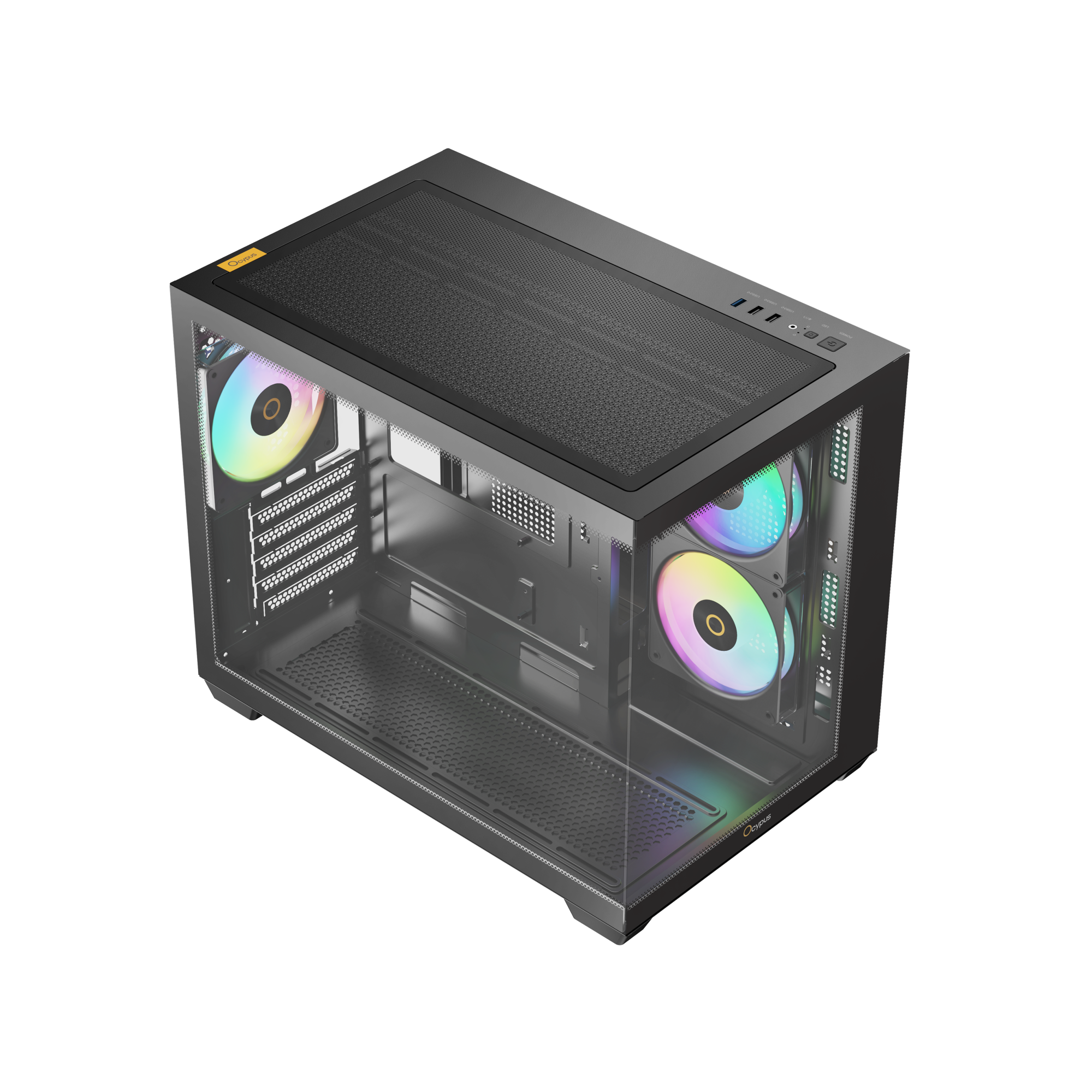 Корпус Ocypus Gamma C54 BK ARGB - Черный (Gamma-C54-BKD300XX-GL)