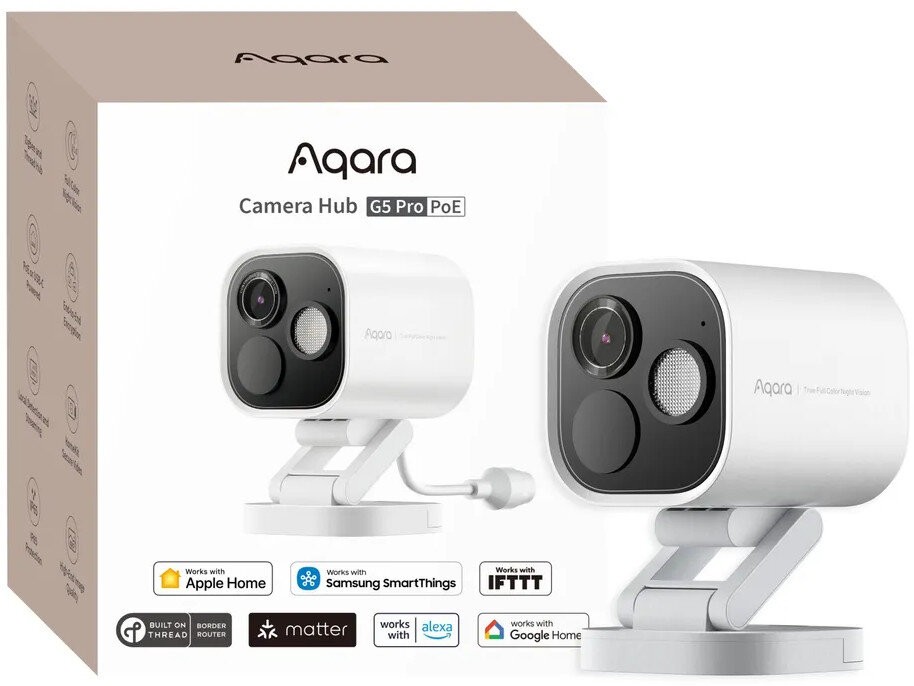 Камера Aqara Camera Hub G5 Pro, White (CH-C03D W)