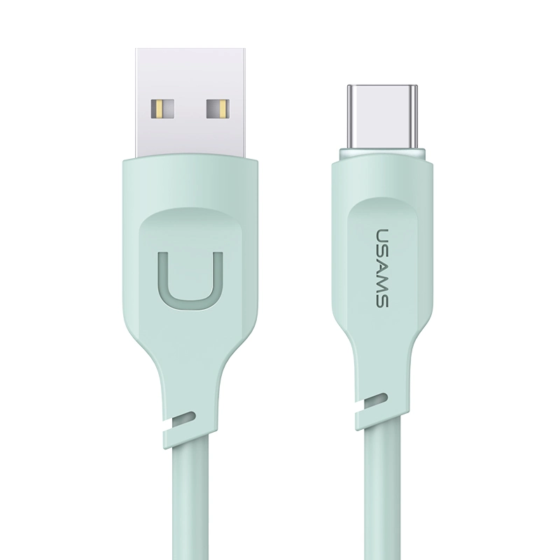 Кабель USB Type-C Usams US-SJ567, 1.2m, Green (SJ567USB04)
