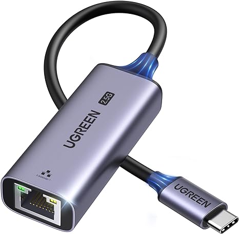 Адаптер UGREEN CM648 25052 USB-C 3.1 GEN1 To 2.5G Ethernet (25052)
