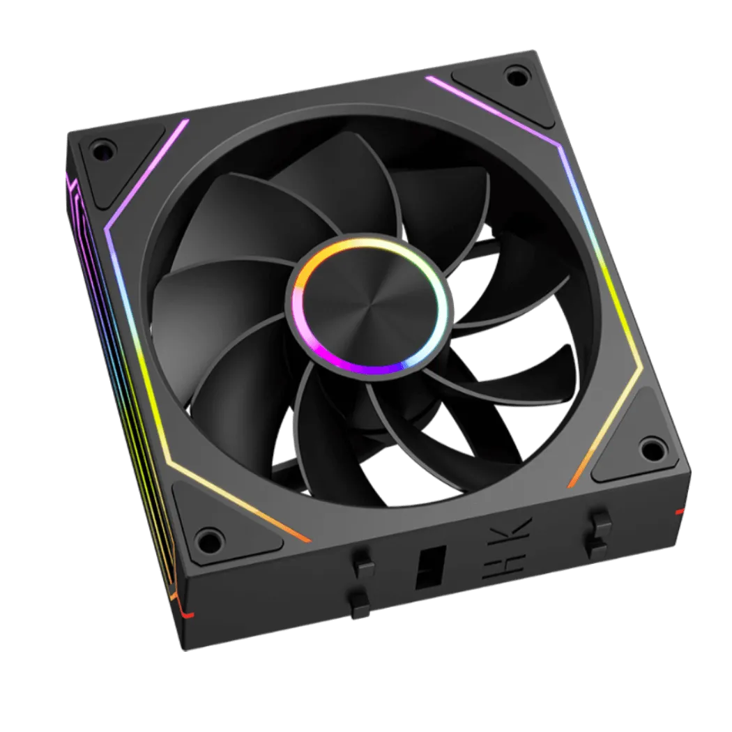 Вентилятор для корпуса PCCooler F3 X120R ARGB 3 pack (Reverse Blade) Black (F3 X120R ARGB BK 3IN1)