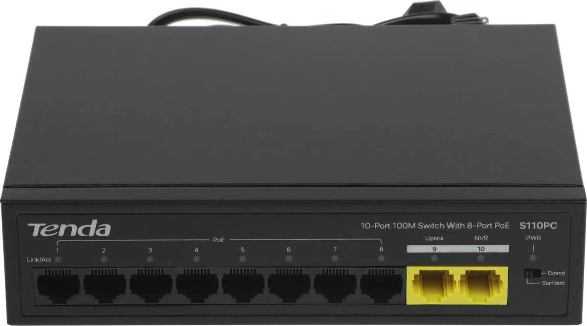 PoE-коммутатор Tenda S110PC (S110PC)