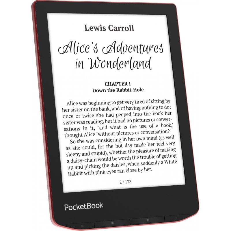 Электронная книга PocketBook PB634-3-CIS красный (PB634-3-CIS)
