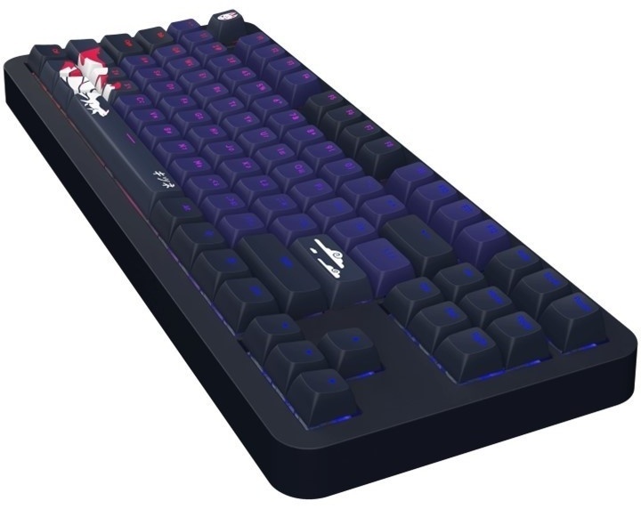 Клавиатура проводная Red Square Alumix TKL Classic Kitsune g3ms Aquamarine Black (RSQ-20051) 