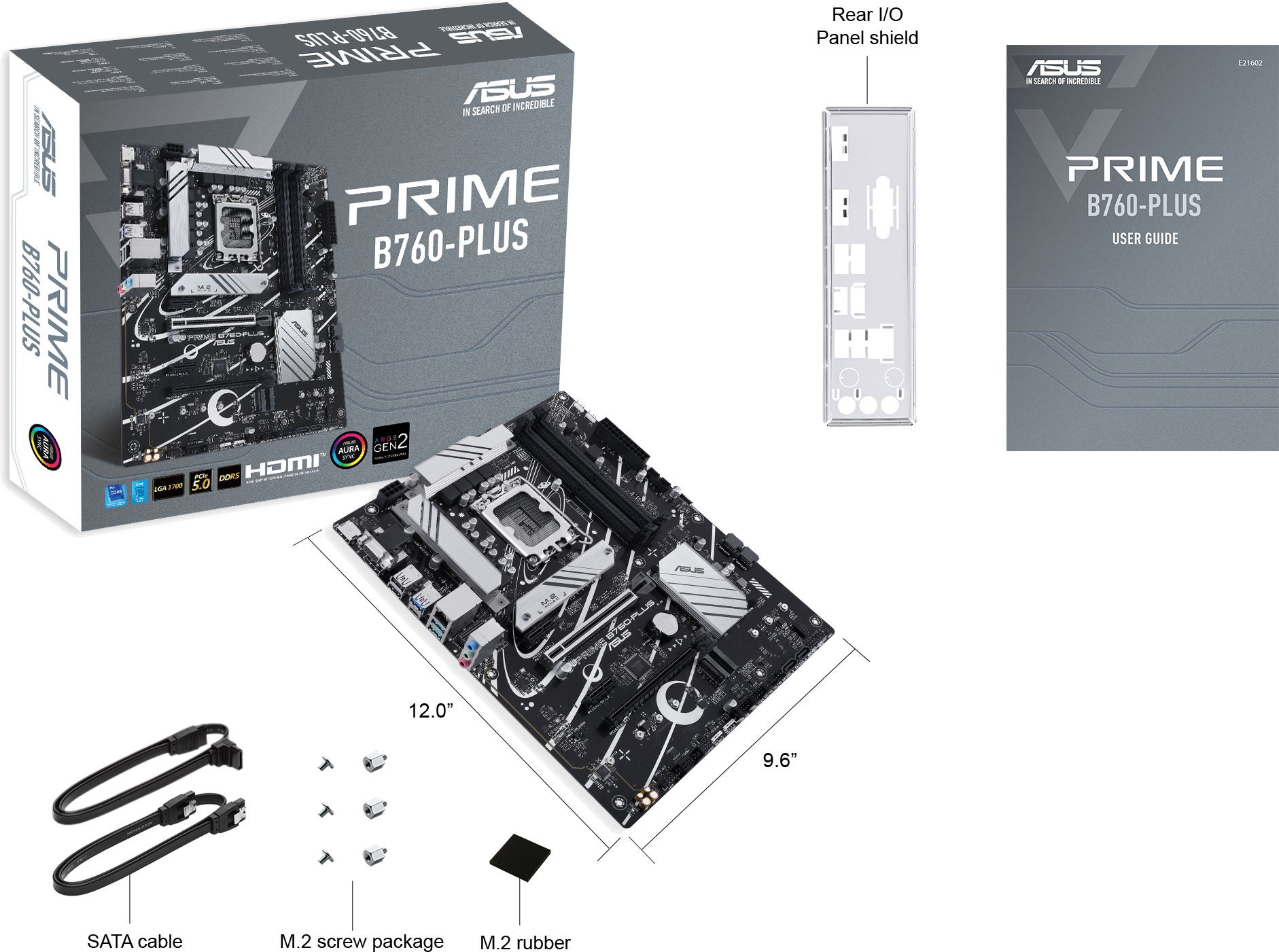 Материнская плата ASUS Prime B760-Plus (90MB1EF0-M0EAY0/90MB1EF0-M1EAY0)