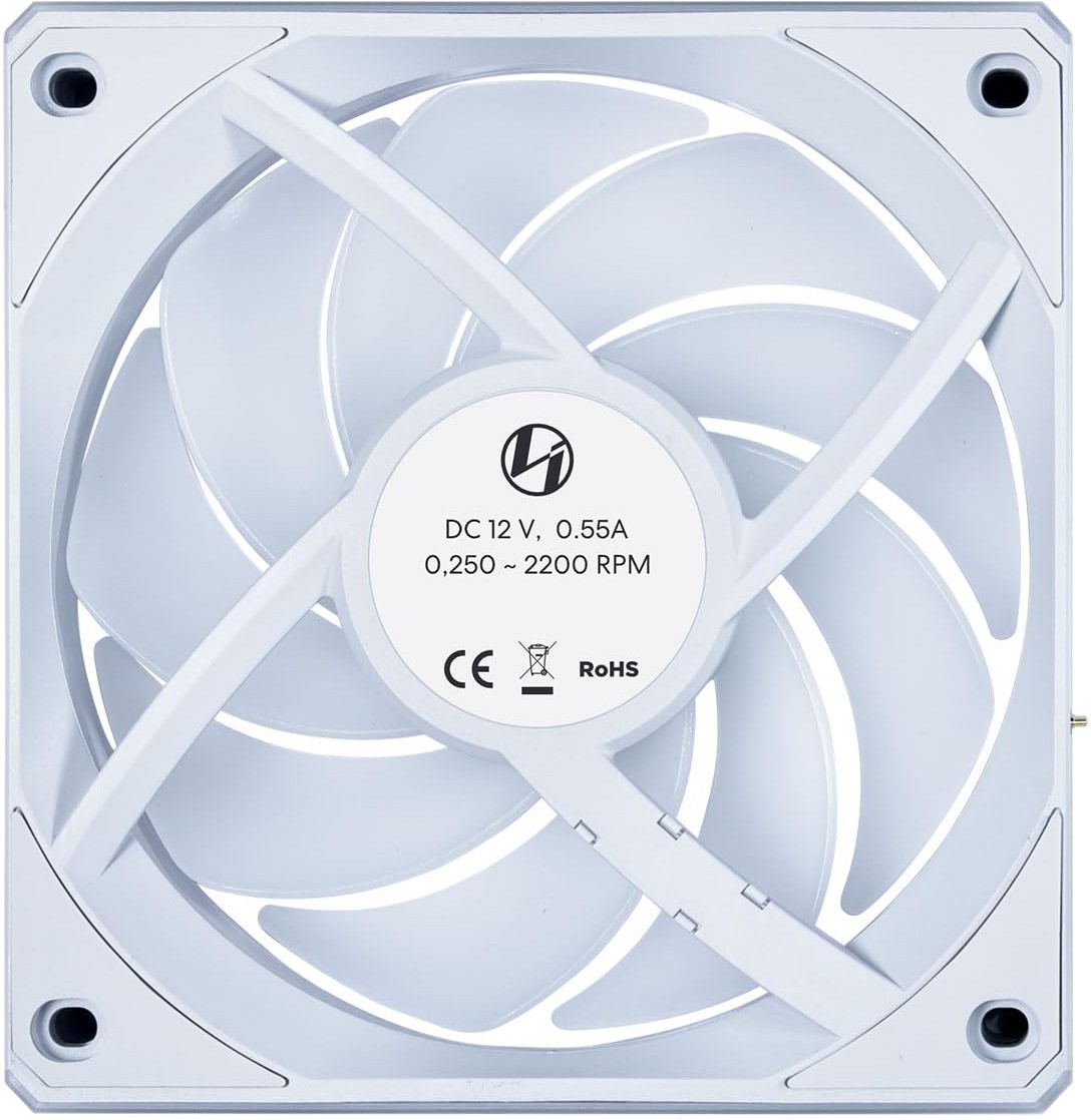 Вентилятор для корпуса Lian Li Uni Fan CL120 Wireless Reverse White (G99.12RCL1W1W.00)