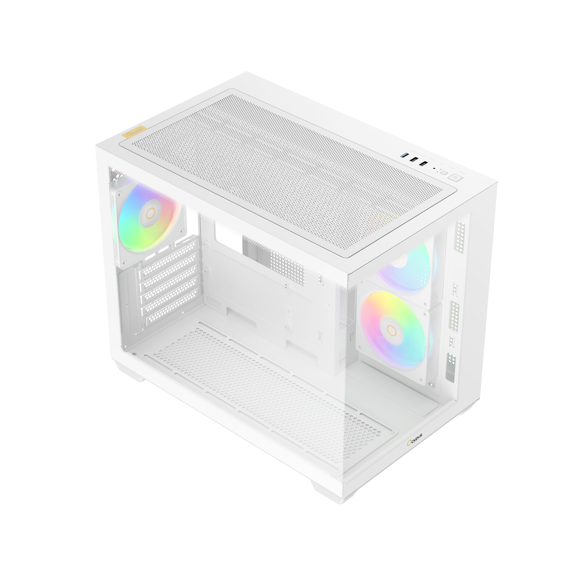 Корпус Ocypus Gamma C54 WH ARGB - Белый (Gamma-C54-WHD300XX-GL)