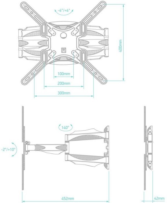 Кронштейн для ТВ ONKRON M5 (M5)