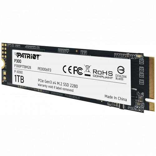 Твердотельный накопитель SSD Patriot P300 M2 2280 PCIe 1TB  (P300P1TBM28)