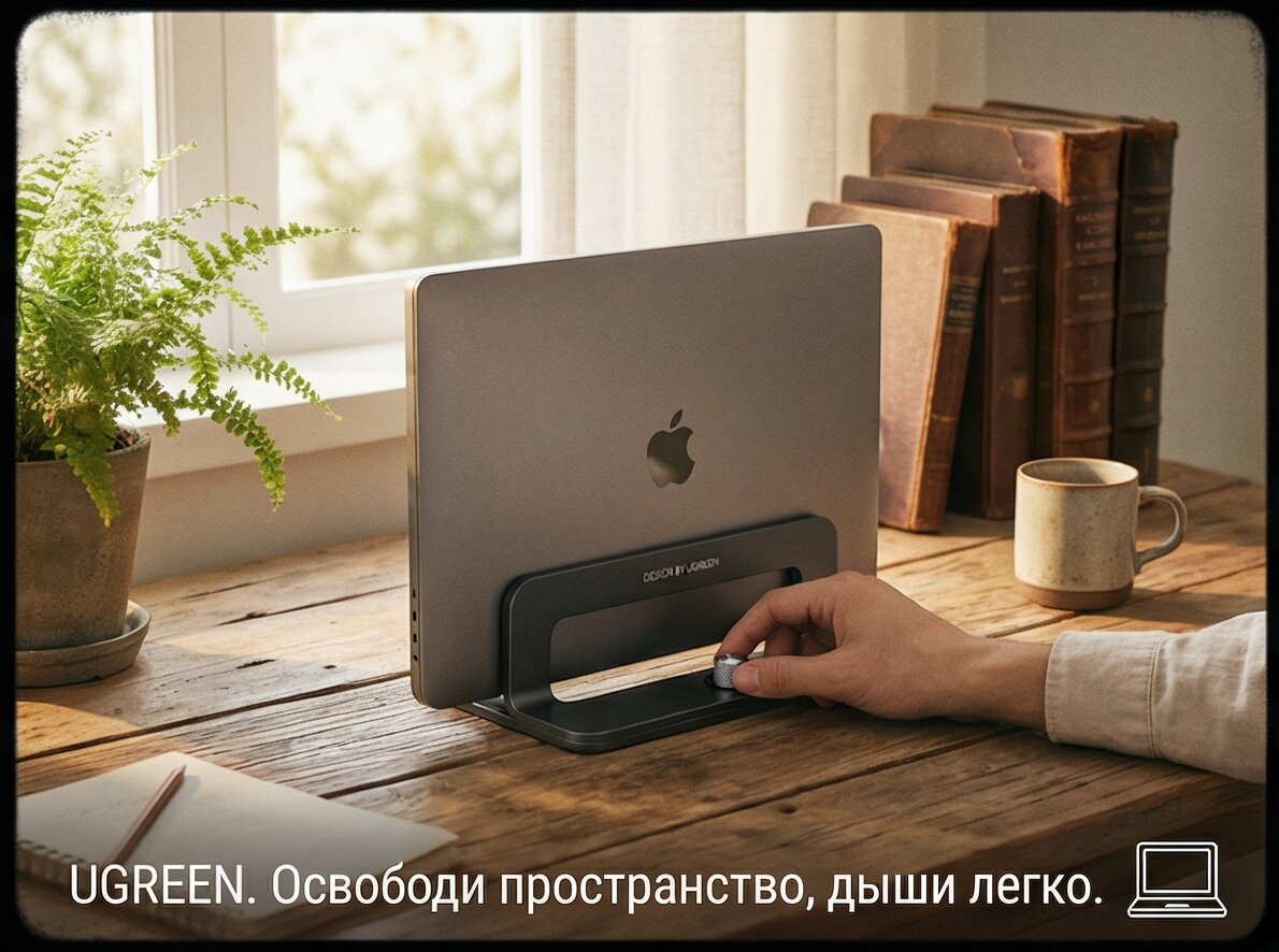 Вертикальная подставка для ноутбука UGREEN LP258 (25706) 