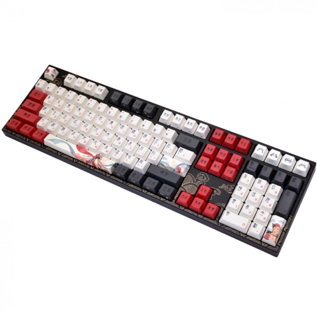 Клавиатура Varmilo Beijing Opera V2, VEA108, Wired, Multimedia, Gaming, Cherry MX Brown, Black, USB (385530)