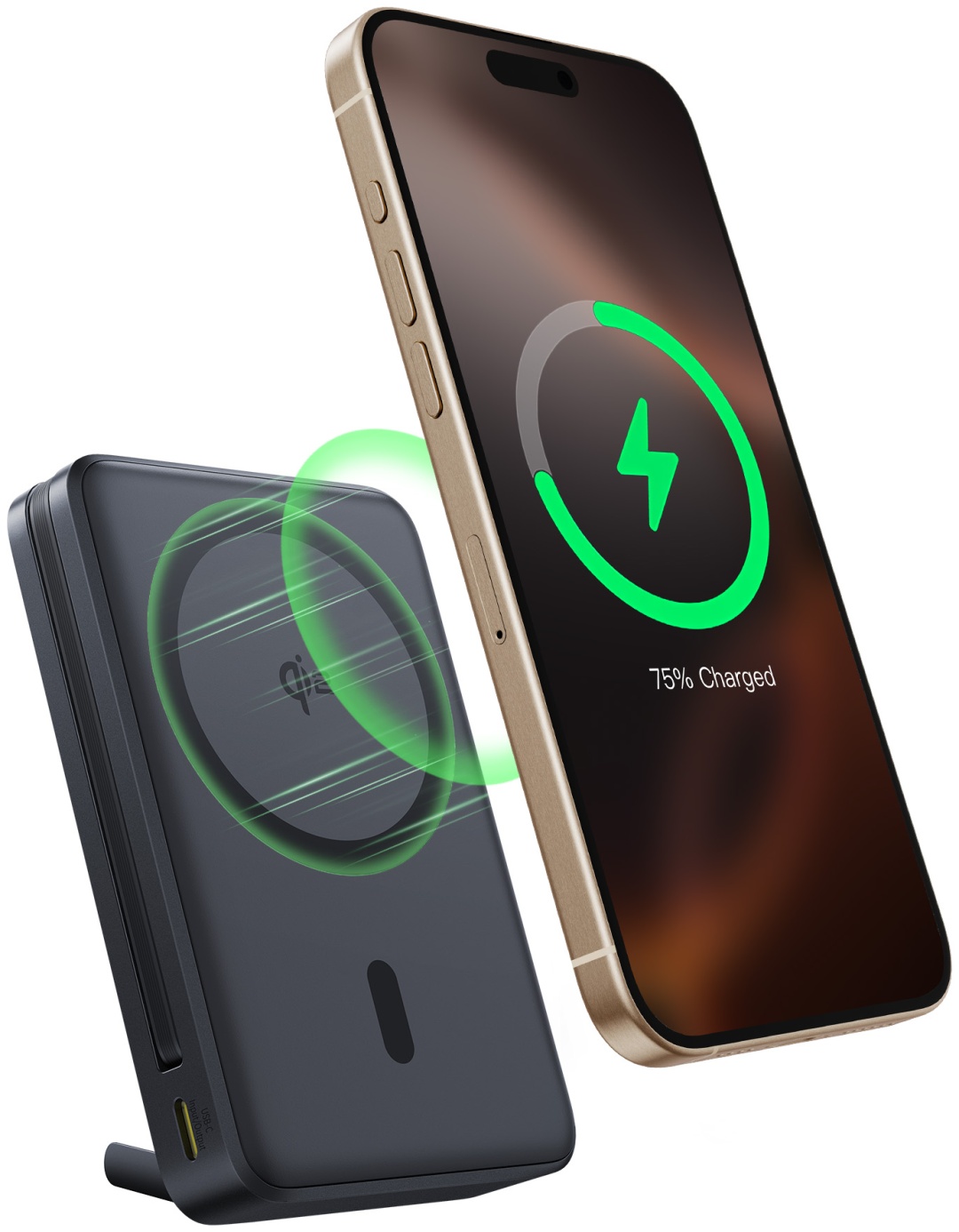 Портативный внешний аккумулятор Baseus Nomos Qi2, 10000mAh 45W - Black (P10078800123-01)