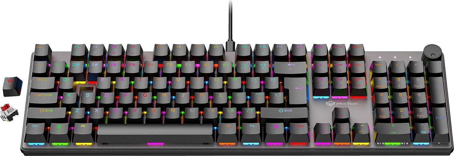Клавиатура Meetion MK009 Pro Black, Red switch (MT-MK009 Pro Black)