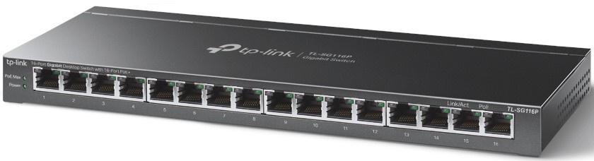 Коммутатор Tp-Link TL-SG116P (TL-SG116P(UN))