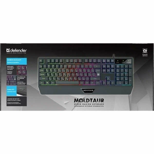 Клавиатура игровая Defender Moldtaur GK-116 (45116)