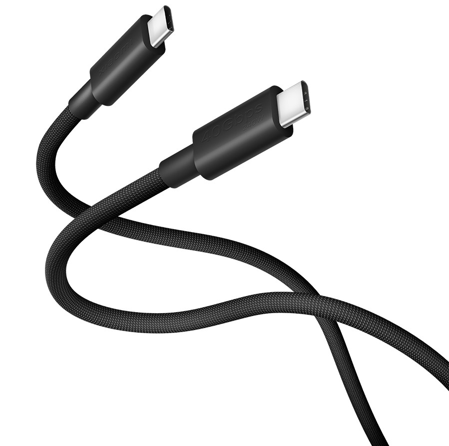 Кабель Xiaomi 6A, USB4, USB-C to USB-C, 1m - Черный (L66000)
