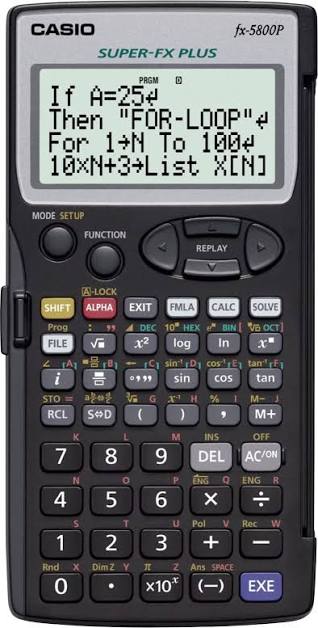 Калькулятор программируемый CASIO FX-5800P-S-EH (FX-5800P-S-EH)