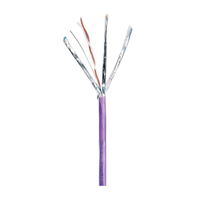 Кабель MOLEX категории 6A U/FTP, 4 пары, 500 м, фиолетовый (CAA-0322L-VI)