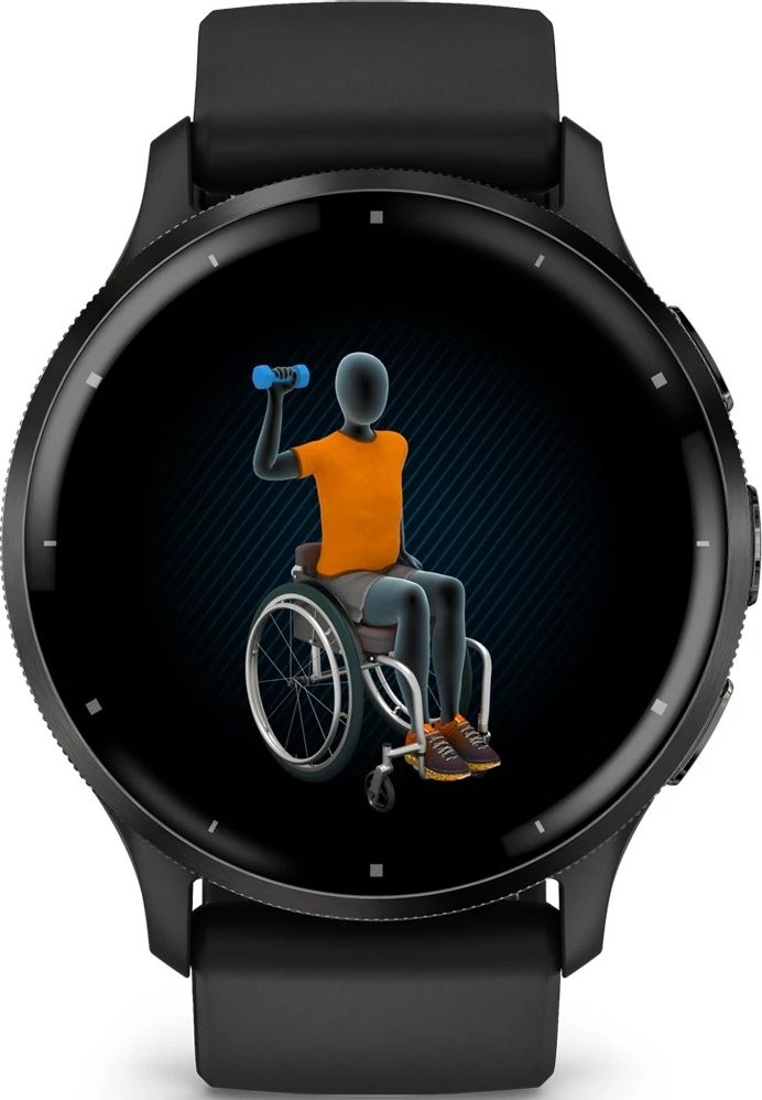 Смарт часы Garmin Venu 3, черный (010-02784-01)