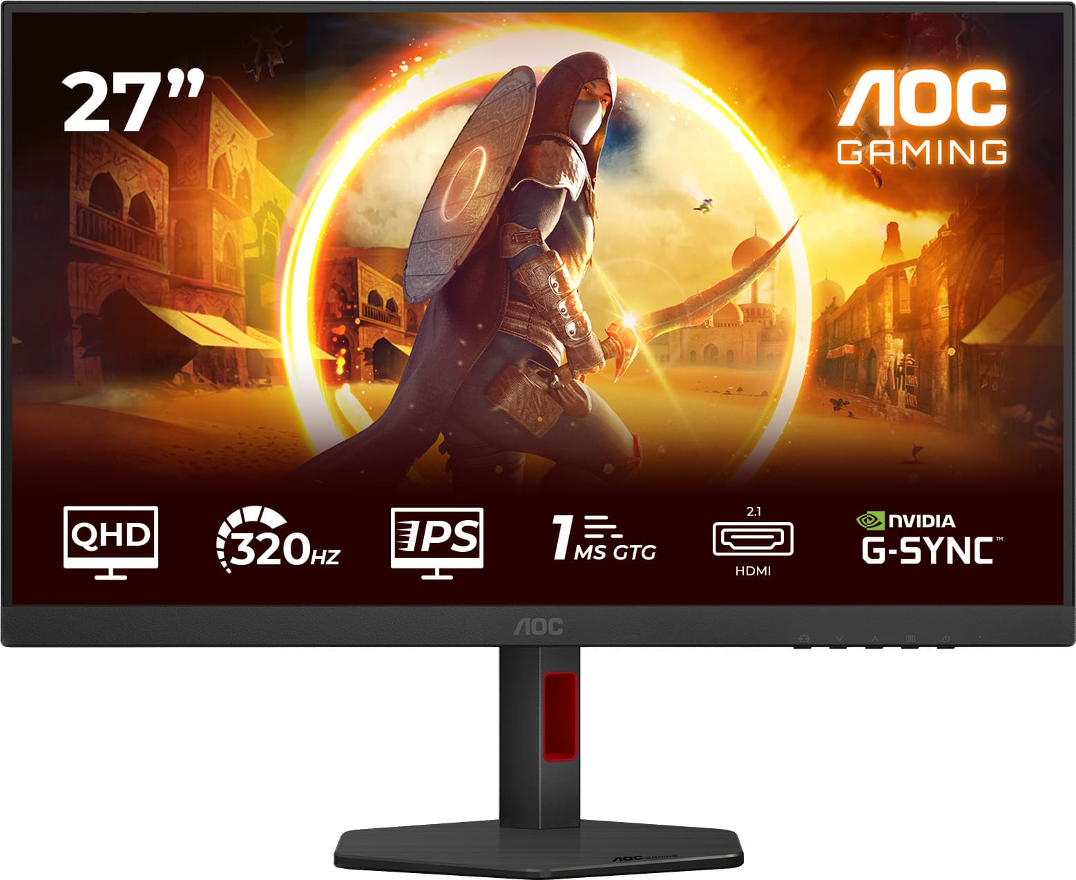 Монитор AOC Q27G4SRU 27", Black (Q27G4SRU/01)
