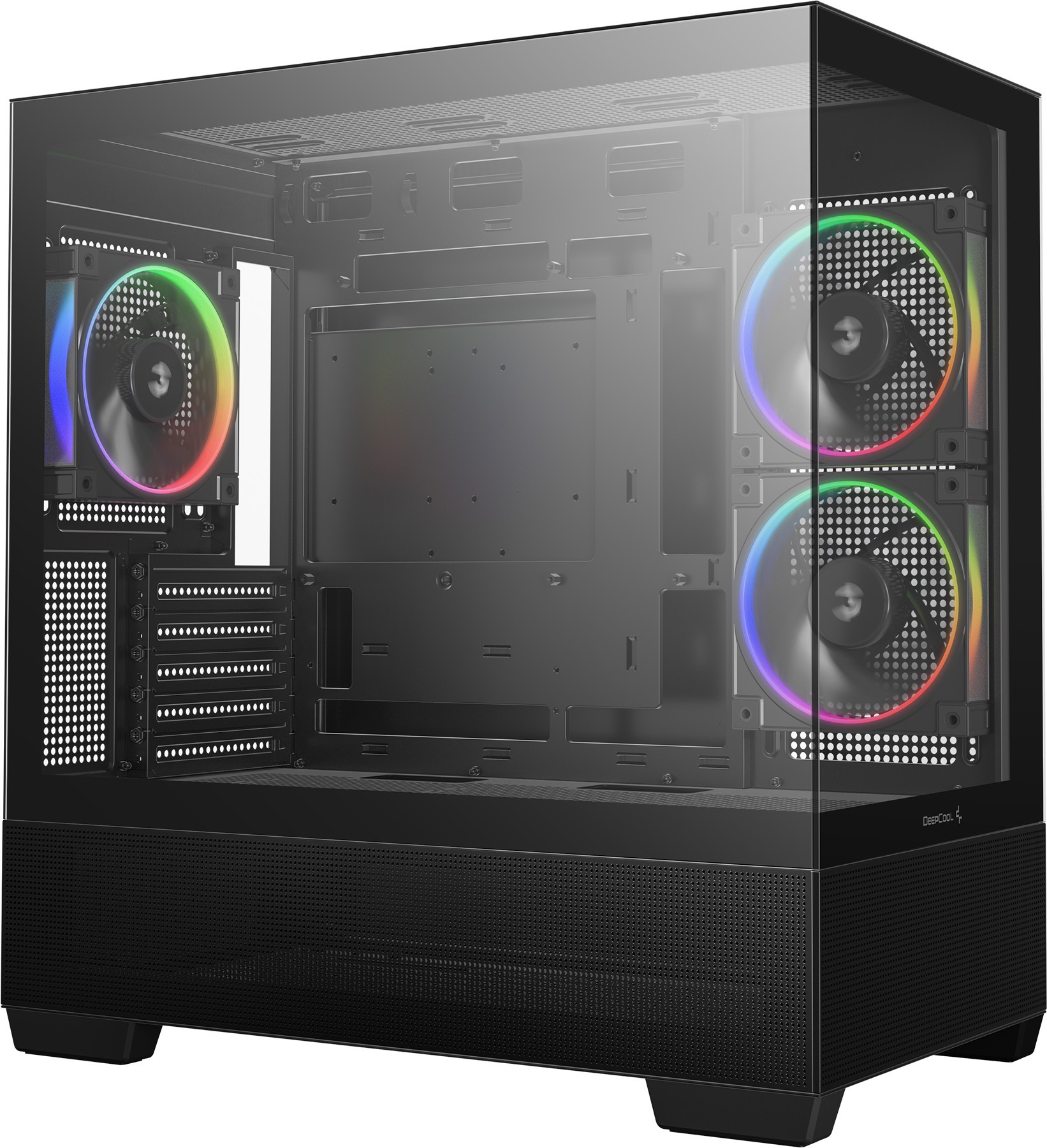 Корпус DeepCool CG380 3F, Black (R-CG380-BKAGM3-G)