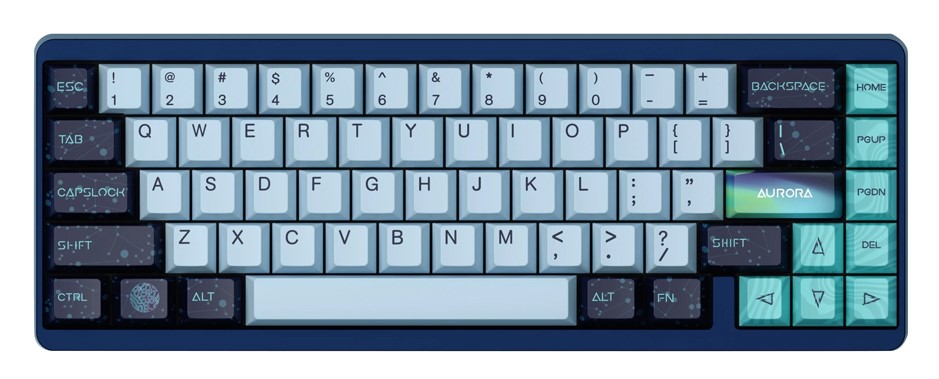 Клавиатура Varmilo Aurora Muse 65 Gateron Varmilo Magnet White switch (A88A111H0A5A06A074)