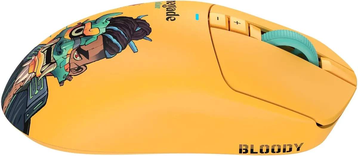 Мышь игровая беспроводная Bloody R72 Ultra Duo Renegade Yellow (R72 Ultra Duo Renegade Yellow)