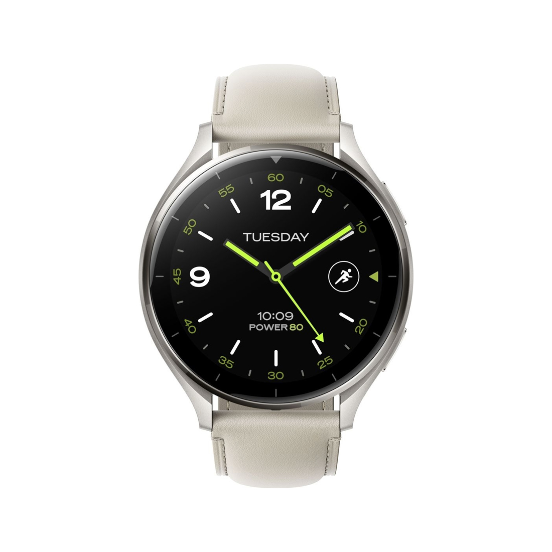 Смарт часы Xiaomi Watch 2 Titan Gray Case With White Leather Strap (M2320W1)