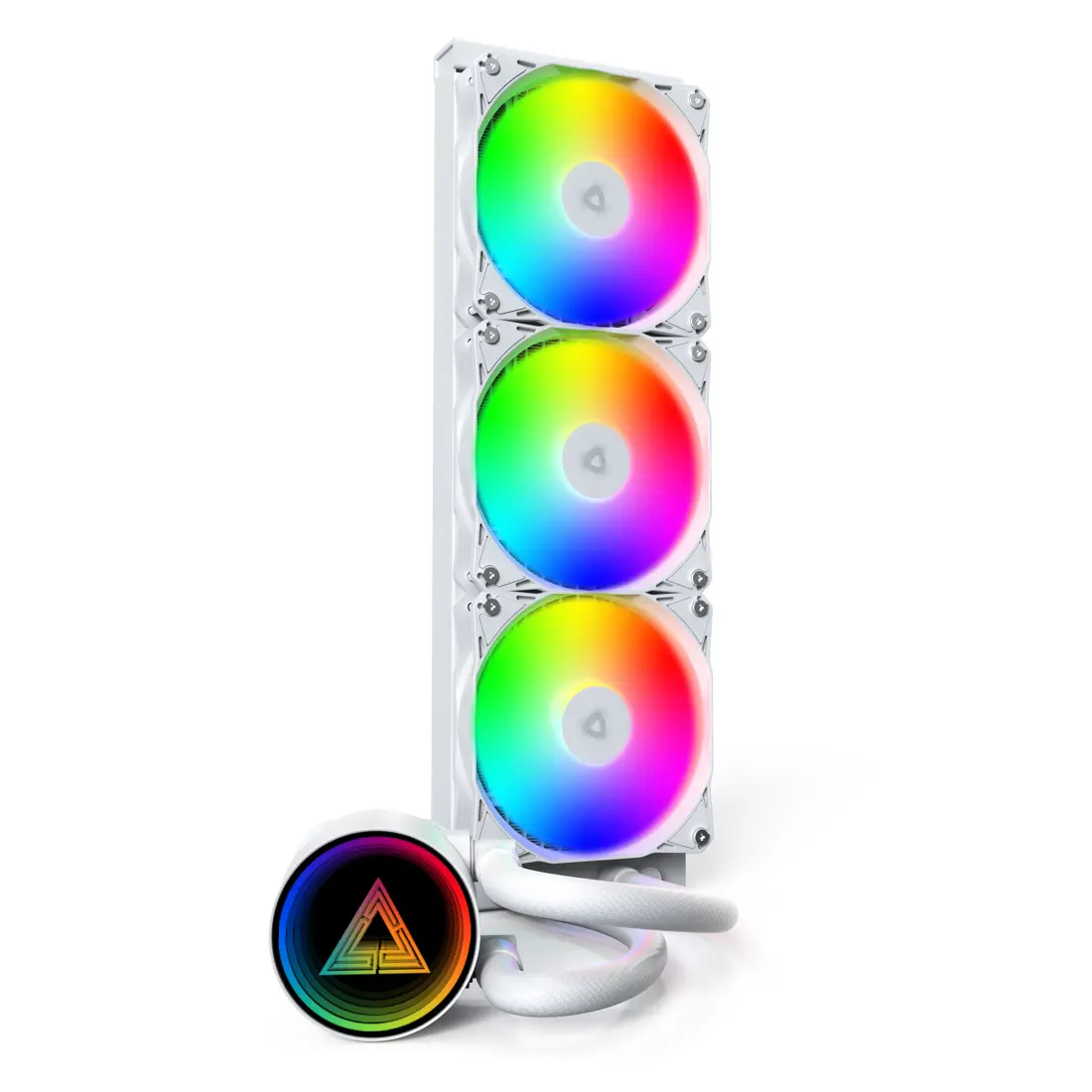 Водяное охлаждение для CPU Montech LightFlow ARGB 360, White (LightFlow ARGB 360 (W))