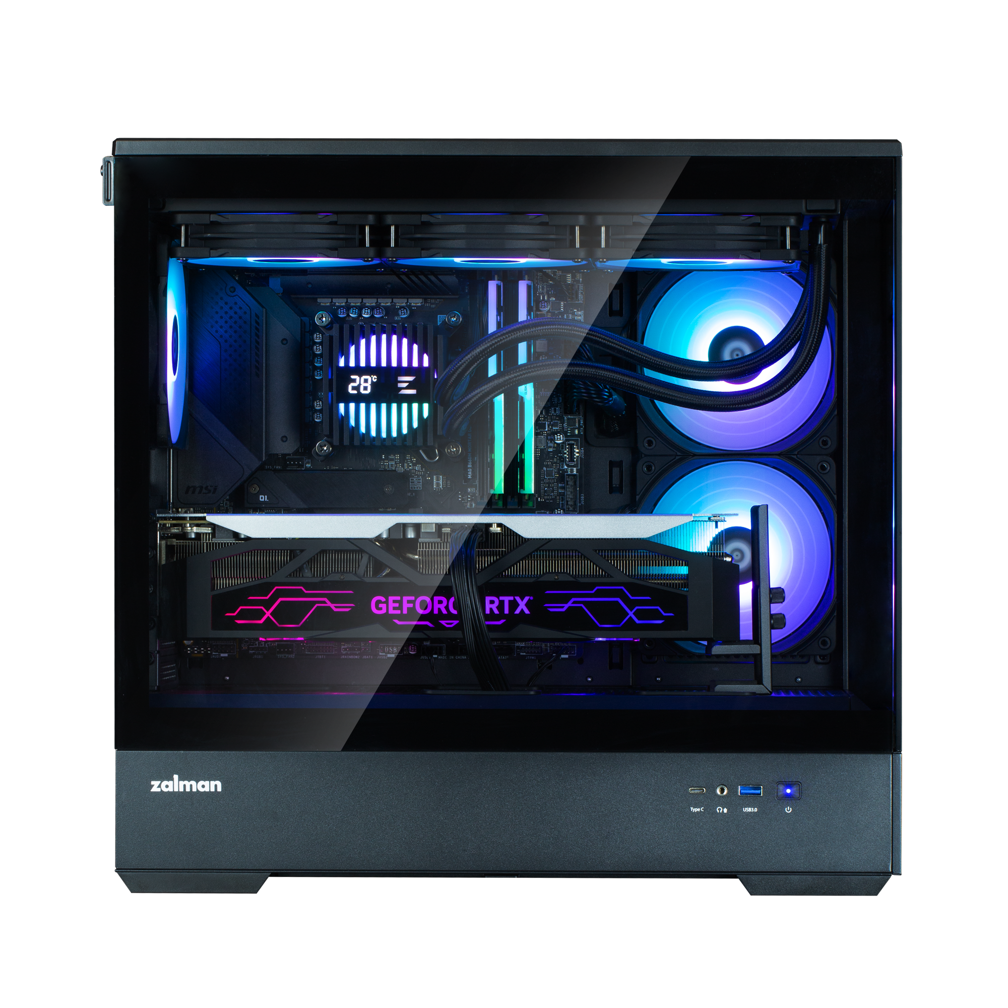 Компьютерный корпус Zalman P30 Black V2 (P30 Black V2)