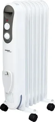 Обогреватель Scarlett SC 21.1507 S4, 1500 Вт, масляный, White-Grey (SC 21.1507 S4)