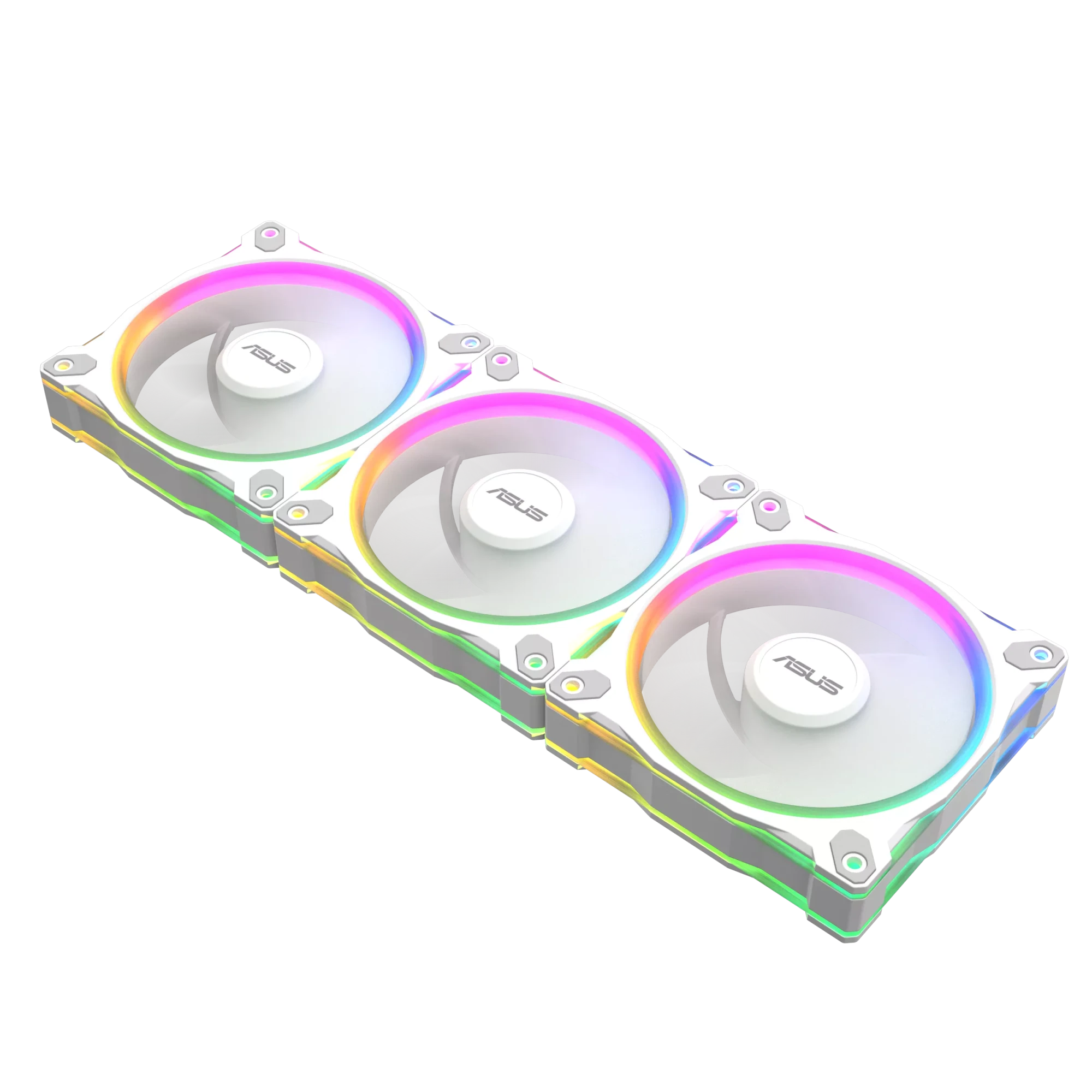 Вентилятор для корпуса ASUS Prime MR120 ARGB Fan - Triple Pack, WHITE (PRIME MR120 FAN ARGB WHITE 3IN1)