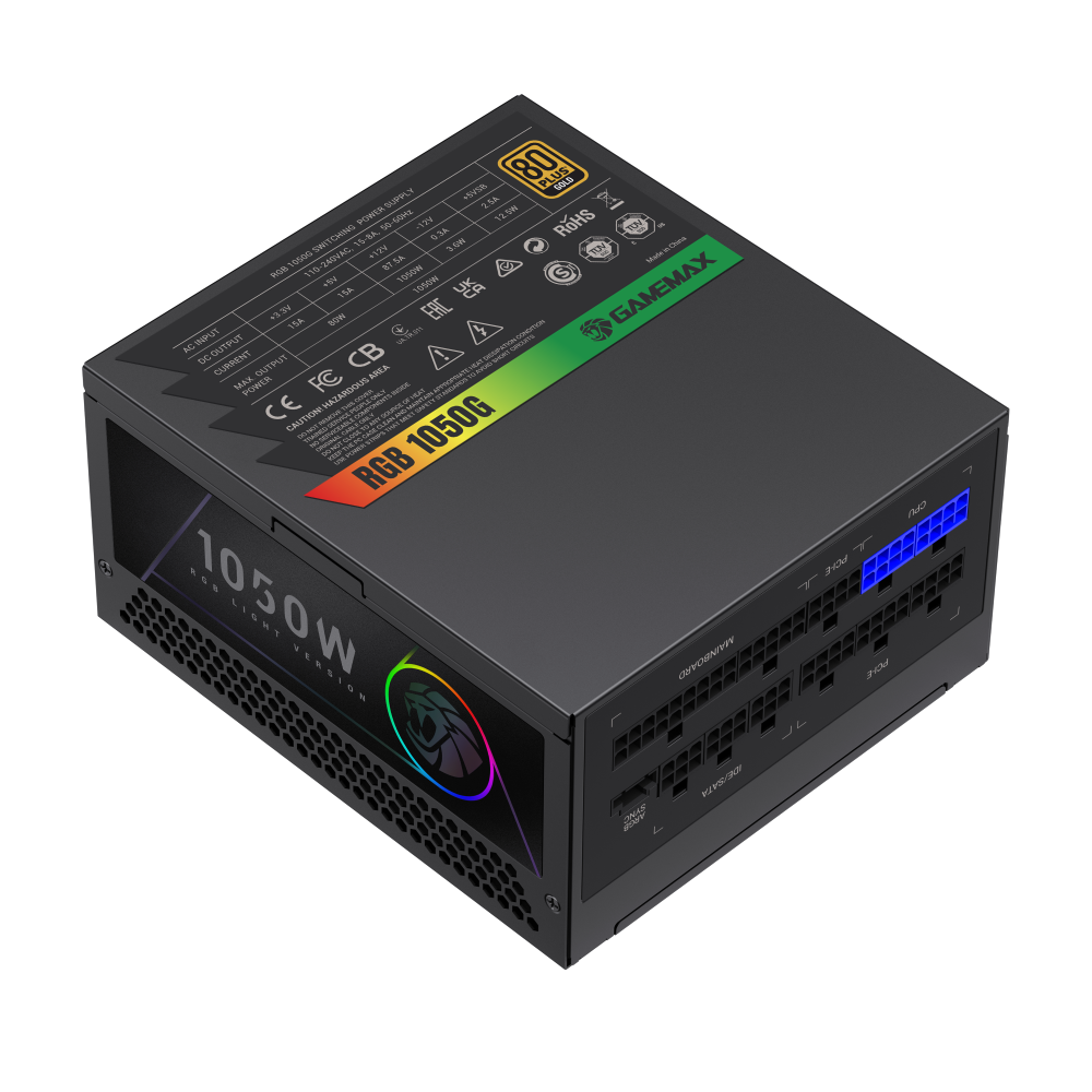 Блок питания Gamemax RGB 1050G (2109-1050B0043)