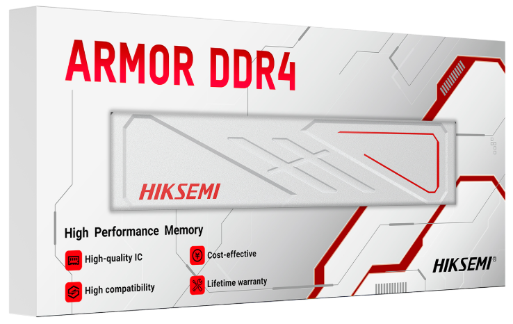 Оперативная память Hiksemi (Hikvision) Armor, DDR4  8 GB 3200MHz, White (HSC408U32E2 8G)