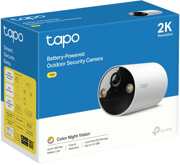 Беспроводная камера TP-Link Tapo TC82 3MP (TC82(EU))