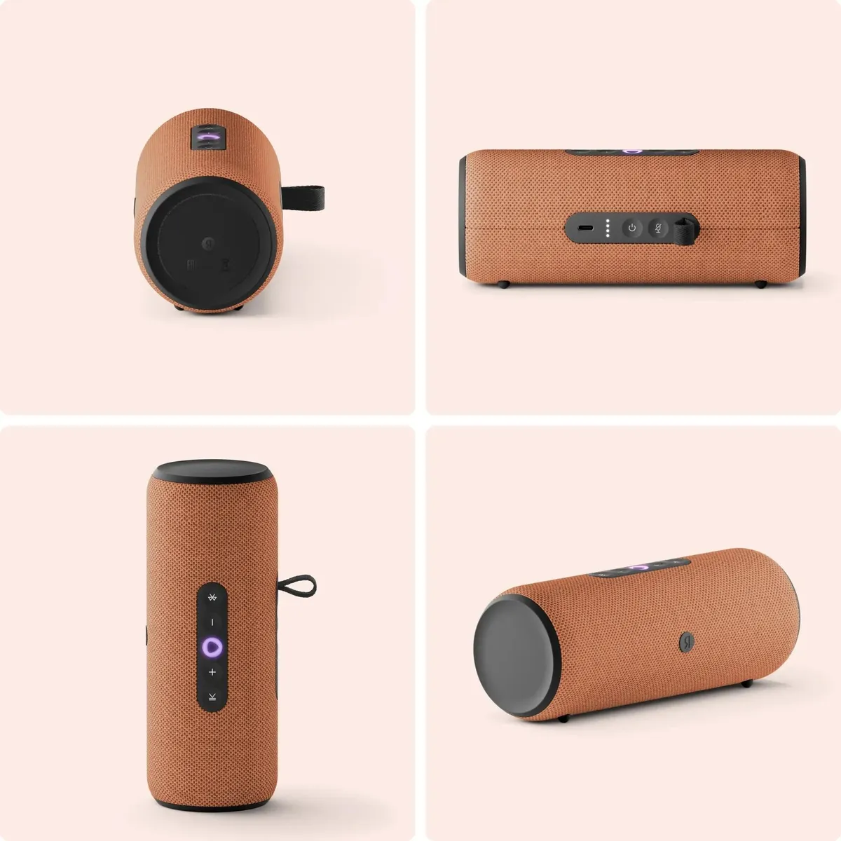 Колонки Яндекс.Станция Стрит c Алисой (2.0), Orange (YNDX-00030ORG)