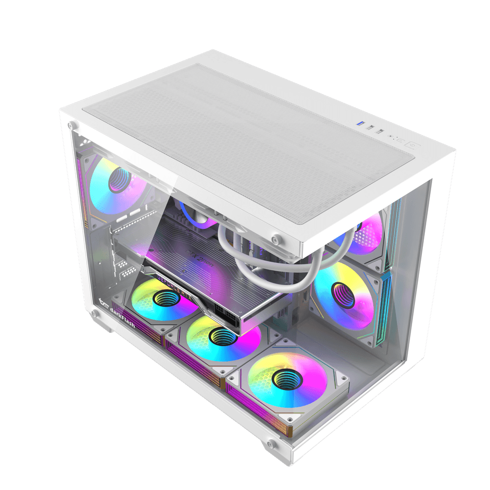 Корпус компьютерный DarkFlash B275 Pro - белый (DF-B275-PRO) (DF-B275-PRO-WH)