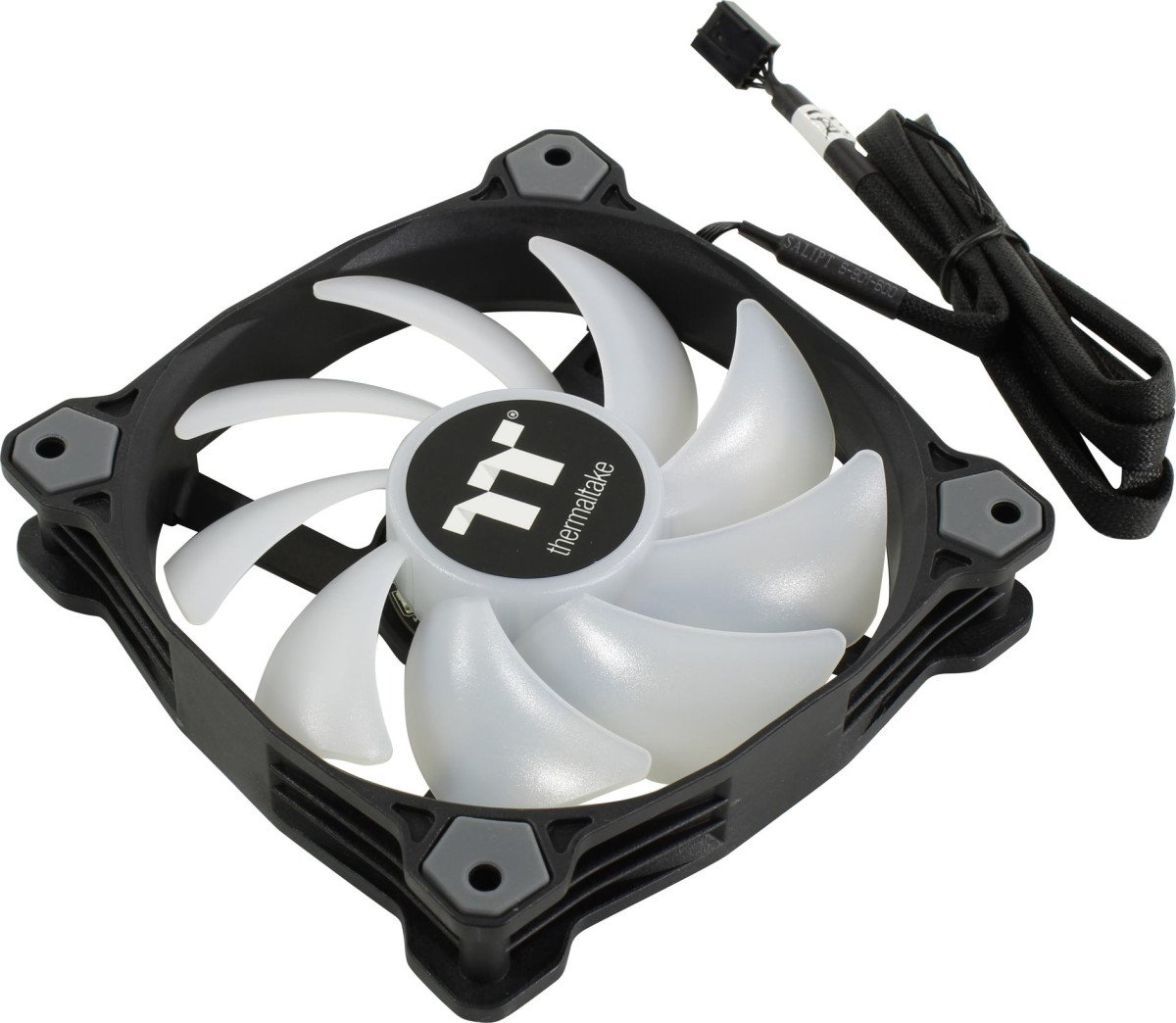 Вентилятор для корпуса Thermaltake Pure A12 LED Green 120x120x25 1500RPM 56.45 CFM CL-F109-PL12GR-A (CL-F109-PL12GR-A)