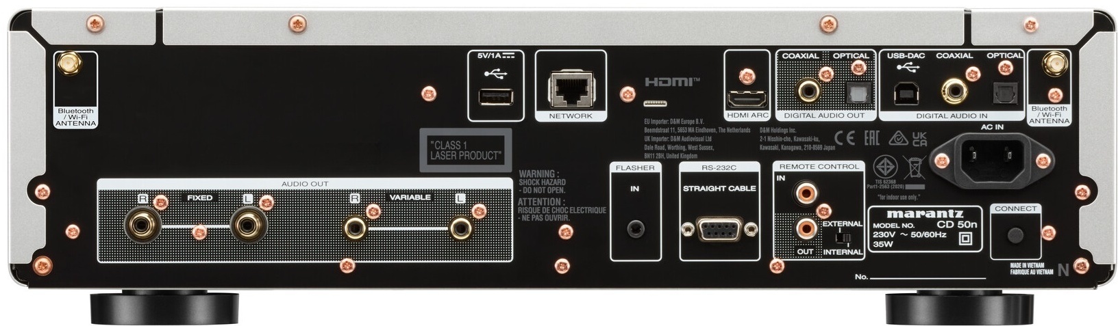 CD-Проигрыватель MARANTZ CD50N СЕРЕБРО (CD50N/N1SG)