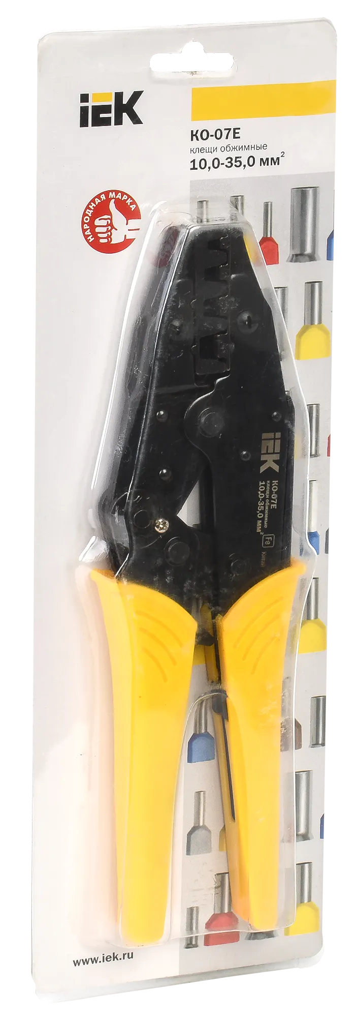 Клещи обжимные КО-07Е 10-35мм2 для Е-типа IEK (TKL20-010-035)