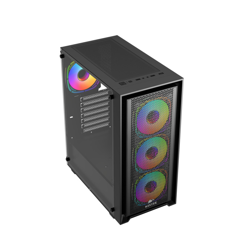 Корпус Wintek Apollo 802-B-M TG, чёрный (802-B-M TG)