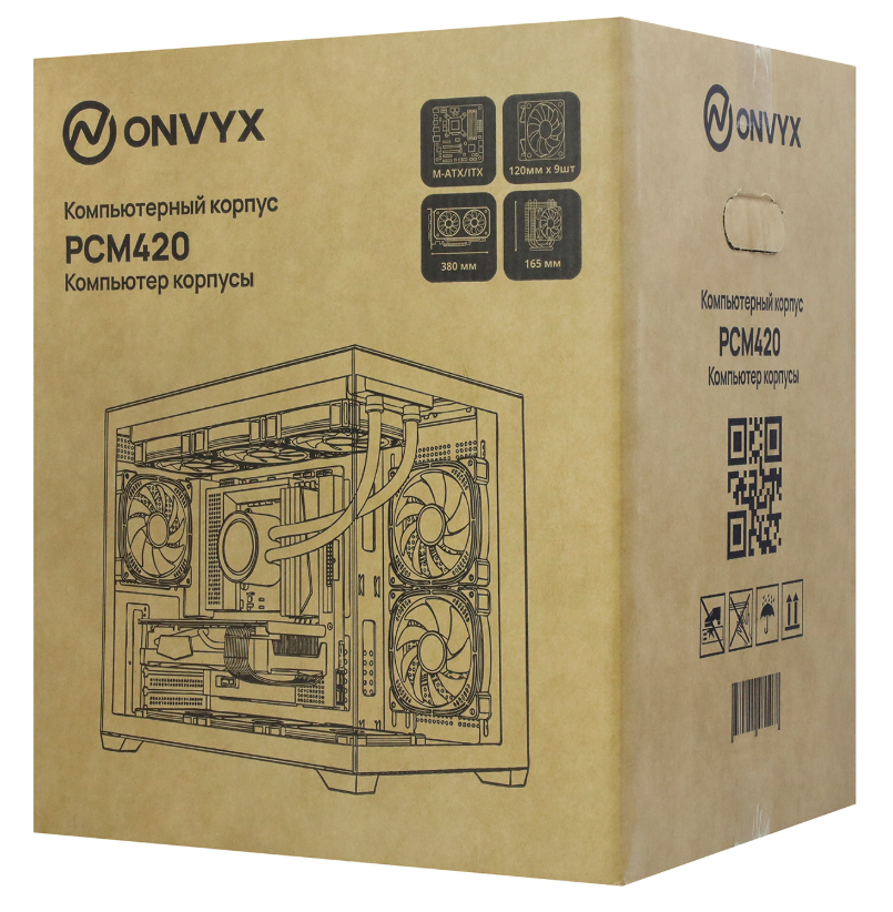 Компьютерный корпус ONVYX PCM420 - Black (PCM420K)