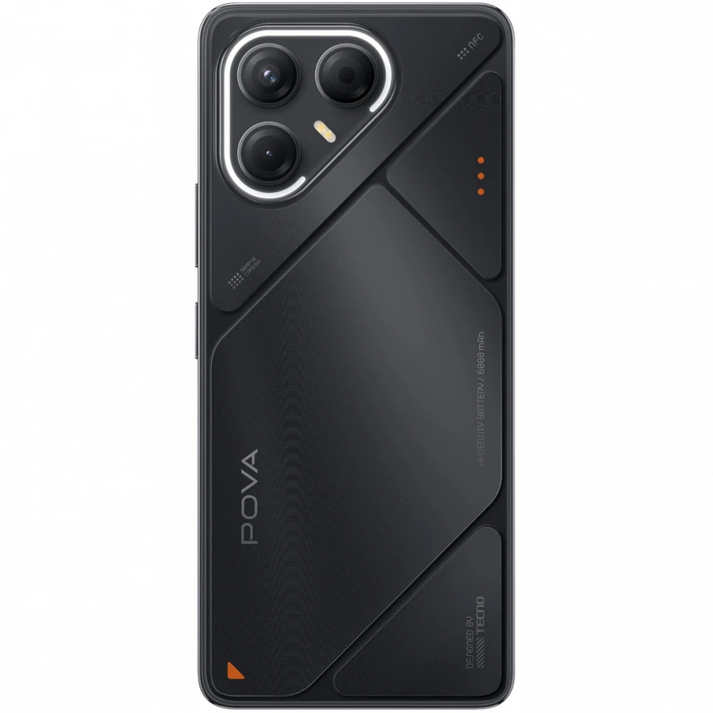 Смартфон Tecno Pova 7 5G, 8/256GB, Geek Black (LJ7 GEEK BLACK 8/256GB)